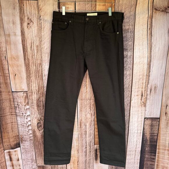 Jeanerica Jeans Tapered Rinse Stay Black 33 X 30 TM005 Organic Cotton Mid Rise